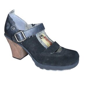 London Underground Cloud 7 Black Mary Janes NWOT Women’s 8.5